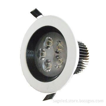 5W anti-dazzle LED ceiling lights black-white